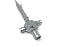 Statybinis raktas daugiafunkcinis | Architekto raktas metalinis naujos statybos raktas | Šerdies raktas su matavimo skale profilio cilindro ilgiui | Tvirtas dizainas Q Bayram®