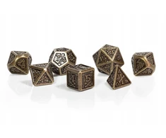 Stede Bonnet 7 metalinių Rpg kauliukų rinkinys