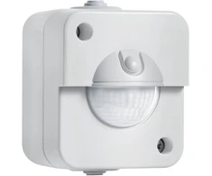 Steinel judesio daviklis ir 180 ap easy paviršiuje montuojamas jutiklio jungiklis, 180° aptikimas, prieblandos jutiklis, tinkamas led, 2 ir 3 laidų montavimas, 200 w, pilkas