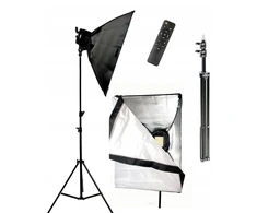 Steiner Led lempos rinkinys 80w = 800w 3200-5500k reguliuojamas softbox stovas 215cm