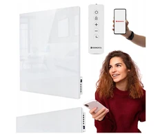 Stiklinė infraraudonųjų spindulių šildymo plokštė, valdoma programėle Tf-gw350