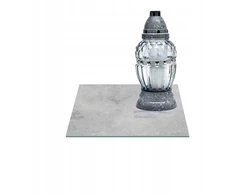 Stiklinis padėkliukas žvakėms 30x30cm Beton 275f