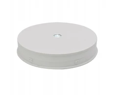 Stilingas elektrinis besisukantis ekranas, patefonas, apkrova 25 kg, 30 cm, baltas