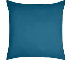 Stof - pagalvės užvalkalas - dydis 63 x 63 cm - 100% medvilnė, sertifikuota pagal oeko-tex standartą - puiki kokybė - spalva petrol - modelis eden - namų patalynė, minkšta ir patogi - unisex - unisex
