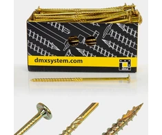 Stogo medvaržčiai su lėkšteline galvute torx Domax 8x200 mm 50 vnt.
