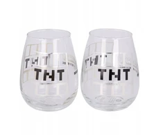 Stor Minecraft Tnt Creeper stiklinių rinkinys, 2 vnt., 510 ml