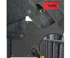 Stora balkono uždanga 1x4m šešėliavimo 97% balkono terasa su furnitūra