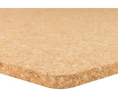 Stora kamštinė lenta 60 x 45 cm be rėmo - 15 mm storio - patikimam laikymui ir ilgalaikiam naudojimui - natūrali kamštinė lenta universali