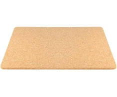 Stora kamštinė lenta 60 x 45 cm be rėmo - 15 mm storio - patikimam laikymui ir ilgalaikiam naudojimui - natūrali kamštinė lenta universali