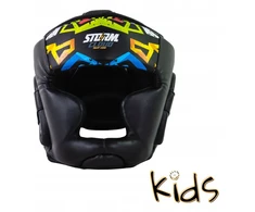 Storm Cloud Stormcloud Lynx Aztech Junior Xs bokso šalmas vaikams