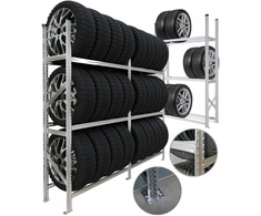 Stovas padangoms 24 vnt. cinkuotas plienas Komplektas 2x12 tvirtas