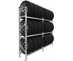 Stovas padangoms, ratams 24 vnt. metalinis tvirtas Metalsistem