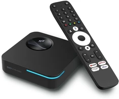 Vaizdo grotuvas Streaming box gx1 4k hdr10+ smart google tv grotuvas | ai funkcijos | 4 gb ram | wifi 6 lan usb | chromecast | netflix | prime video | disney+
