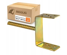 Stulpo pagrindas, jungtis įmūrijimui 160 mm geltona