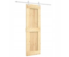 Stumdomos durys pušis 70x210 baltos