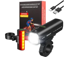 Stvzo (vokietijos kelių eismo licencijavimo taisyklės) patvirtintas dviračio žibintų rinkinys Usb baterija Led dviračio žibintų rinkinys su priekiniais ir galiniais žibintais, dviračių žibintai vaikams ir suaugusiems