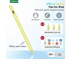 Stylus Pen Pro, skirtas Ipad 2018–2024, Ipencil 2-os kartos, skirtas Ipad su delno atmetimu ir pakreipimo jautrumu, pieštukas, skirtas Ipad 10/9/8/7/6, Ipad Mini 6/5, Ipad Air 5/4/3, Pro 11/12.9" geltonas
