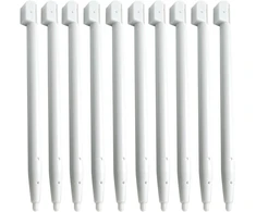 Stylus rašiklis, 10 vnt. / rinkinys, pakaitinis rašiklis, nešiojamas rašymas, parašo rašiklis, skirtas nintendo ds lite - balta, free size