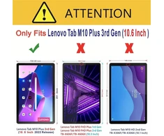 Succtopy dėklas Lenovo Tab M10 Plus 3rd Gen 10.6 colių 2022 Tb125/tb128 folio atverčiamas Pu odos apsauginis dėklas su rašiklio laikikliu, stovu ir piniginės viršeliu, planšetinio kompiuterio dėklas Lenovo Tab M10 Plus 3rd Generation 2022, juodas