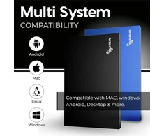 Suhsai 500gb portable išorinis kietasis diskas, kišeninis atsarginis hdd, 2.5 colio išorinė duomenų saugojimo kietasis diskas, usb 3.0 kietasis diskas, suderinamas su žaidimų pc, mac, nešiojamuoju kompiuteriu, - mėlynas