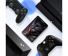 Suhsai išorinis kietasis diskas 320gb nešiojamas kietasis diskas žaidimų išorinis kietasis diskas atsarginė kopija usb 3.0 duomenų saugojimo diskas ninja cat printed kietasis diskas suderinamas su mac desktop ps4 ps5