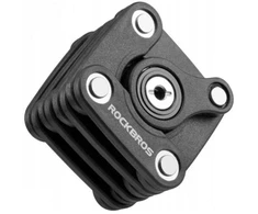 Sulankstoma dviračio spyna Rockbros (wd795) juoda, grūdintas plienas