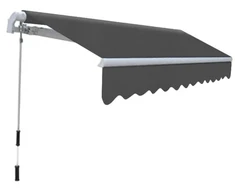 Sulankstoma markizė, vald. rank. būd., 300cm, antracito spalvos