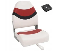 Sulankstoma valties sėdynė, 2 dalių, su aukštu atlošu