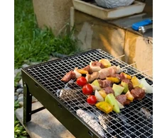 Sulankstomas turistinis nešiojamas anglinis grilis bbq didelis laužavietė