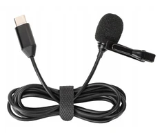 Sunnylife Atvartinis mikrofonas su segtuku marškinėliams, palaidinei Usb type-c skirtas Insta360 X4
