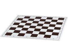 Sunrise Chess &amp; Games dviguba sulankstoma plastikinė šachmatų lenta Nr. 6, balta/ruda