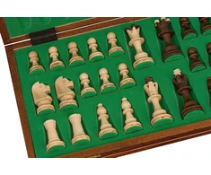 Sunrise Chess Games Sunrise Chess | Šachmatai Senator | Elegantas | Rankų darbo medinės figūros | Rankomis tapyta šachmatų lenta | Kruopščiai nušlifuotas | Optimaliai subalansuotas | Kasetė su įdėklu