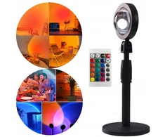 Sunset Rgb lempa nuotraukų fonui + daugiaspalvis nuotolinio valdymo pultas