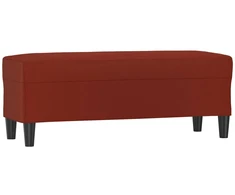 Suoliukas, raudonojo vyno spalvos, 100x35x41cm, dirbtinė oda