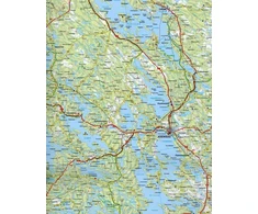 Suomija, automobilių žemėlapis 1:500 000 (freytag &amp; berndt Auto + Freizeitkarten)