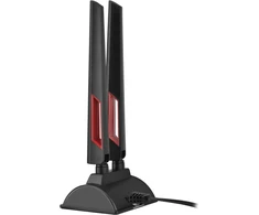 Superbat Wifi 6e trijų dažnių 2.4ghz 5ghz 6ghz Wlan antena su magnetiniu pagrindu ir Rp-sma 200 cm ilginamuoju kabeliu, skirta Wi-fi kortelėms, Pci kortelei, Pc Bluetooth pagrindinei plokštei, Wlan 6 maršrutizatoriui, Fpv, apsaugai
