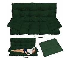 Superkissen24 Lauko sodo pagalvėlės, pririšamos prie sūpynių suoliuko 180x60x50 +2 Jaśki 45