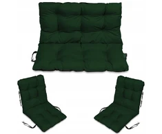 Superkissen24 vandeniui atsparios pagalvėlės sodo baldams 100x60x50 48x96, 3 vnt. komplektas
