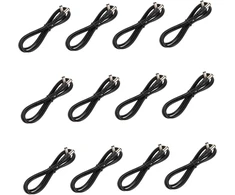 Supvox 12 x gitaros maitinimo kabelis pedalams, maitinimo skirstytuvas, efektų pedalų maitinimo kabelis, maitinimo kabelis pedalų plokštėms, gitaros dalys, elektrinės gitaros pedalas, gitaros laidas, plastikinis Dc