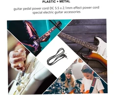 Supvox 12 x gitaros maitinimo kabelis pedalams, maitinimo skirstytuvas, efektų pedalų maitinimo kabelis, maitinimo kabelis pedalų plokštėms, gitaros dalys, elektrinės gitaros pedalas, gitaros laidas, plastikinis Dc