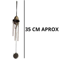Susggo metalinis vėjo varpelis sodui, langui, durims, skirtas atsipalaidavimui, rankų darbo amatai (35 cm)
