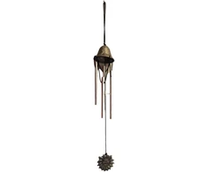 Susggo metalinis vėjo varpelis sodui, langui, durims, skirtas atsipalaidavimui, rankų darbo amatai (35 cm)