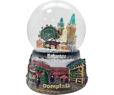 Suvenyrinis Sniego gaublys Germany christmas Market Hamburg 65mm