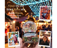 Suvenyrinis Sniego gaublys Germany christmas Market Hamburg 65mm