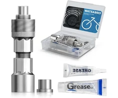 Švaistiklio nuėmiklis dviračiui ir dviračio miniklio įrankis, 14 mm veržliaraktis universalus miniklio įrankis 16 mm veržliarakčiui; dviračio vidinės ašies nuėmiklis, 24 mm universalus 20 dantų miniklis