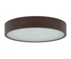 Svetainės miegamojo lubinis šviestuvas wenge E27 medis stiklas 48cm