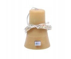 Šviečianti žarna 10 led Kalėdinės lauko girliandos šilta balta 3 vnt
