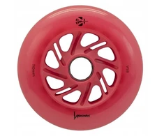 Šviečiantys riedučių ratukai Luminous Raudona / Raudona 110mm