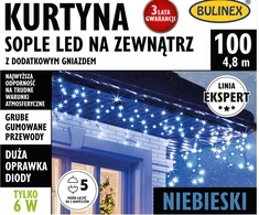 Šviesos užuolaida Bulinex varvekliai 51 - 100 lempučių 75-656 m.su