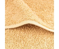 Rankšluostis Sweet Home Pantone™ rankšluosčių komplektas 1+1, susidedantis iš rankšluosčių svečiams 40 x 50 cm + veido rankšluosčio 50 x 100 cm, Oeko Tex sertifikuotas, smėlio spalvos